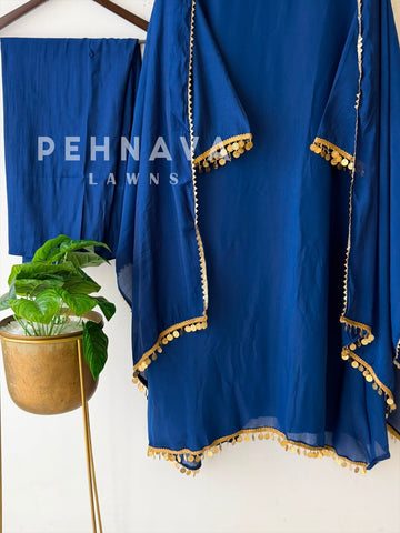 Tassel Work Three Piece (5-8 Days Dispatching Time)