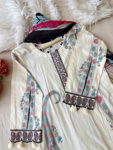 Cotton Straight Kurta-white