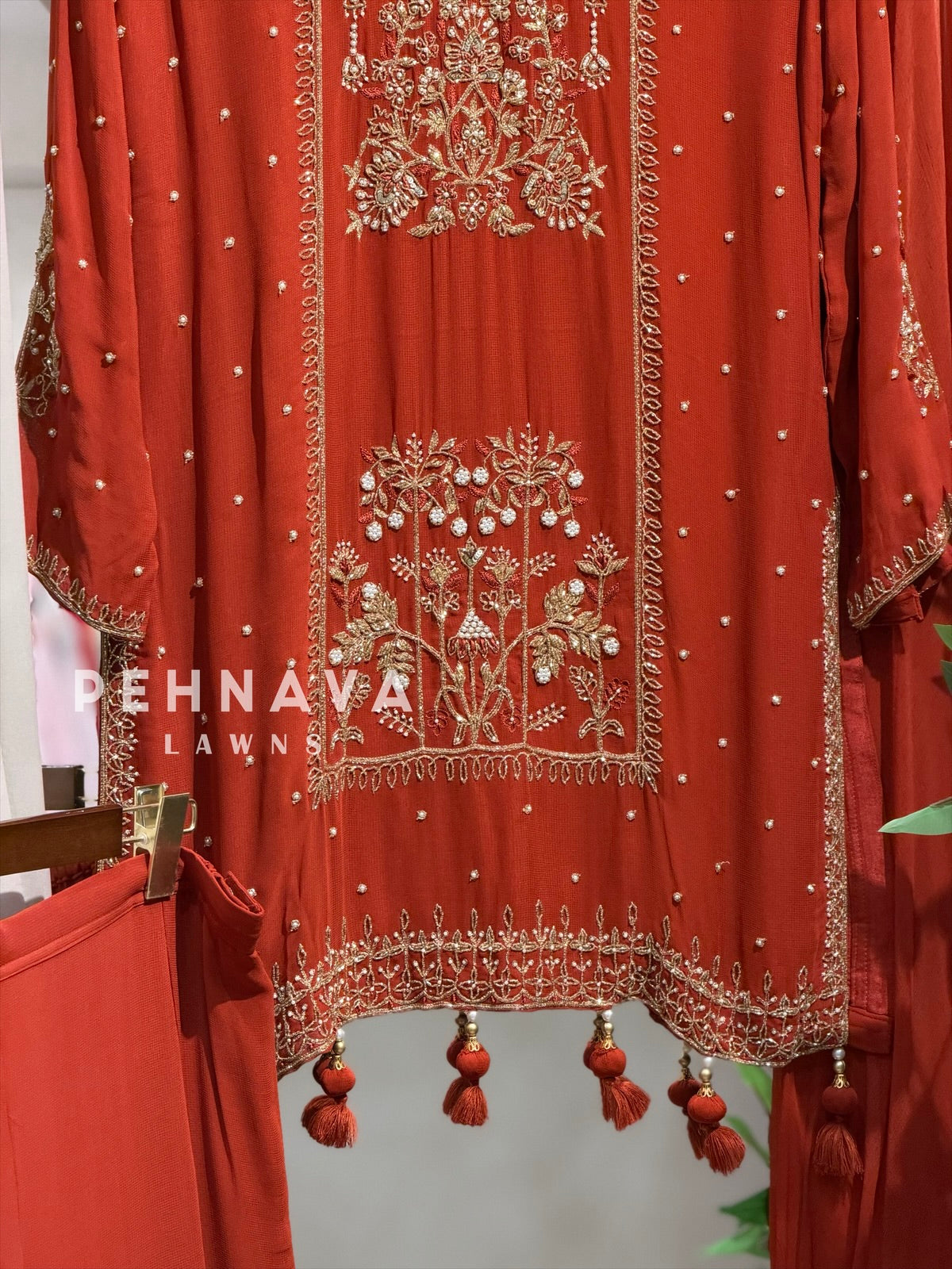 Premium  Handworked Sharara Suit