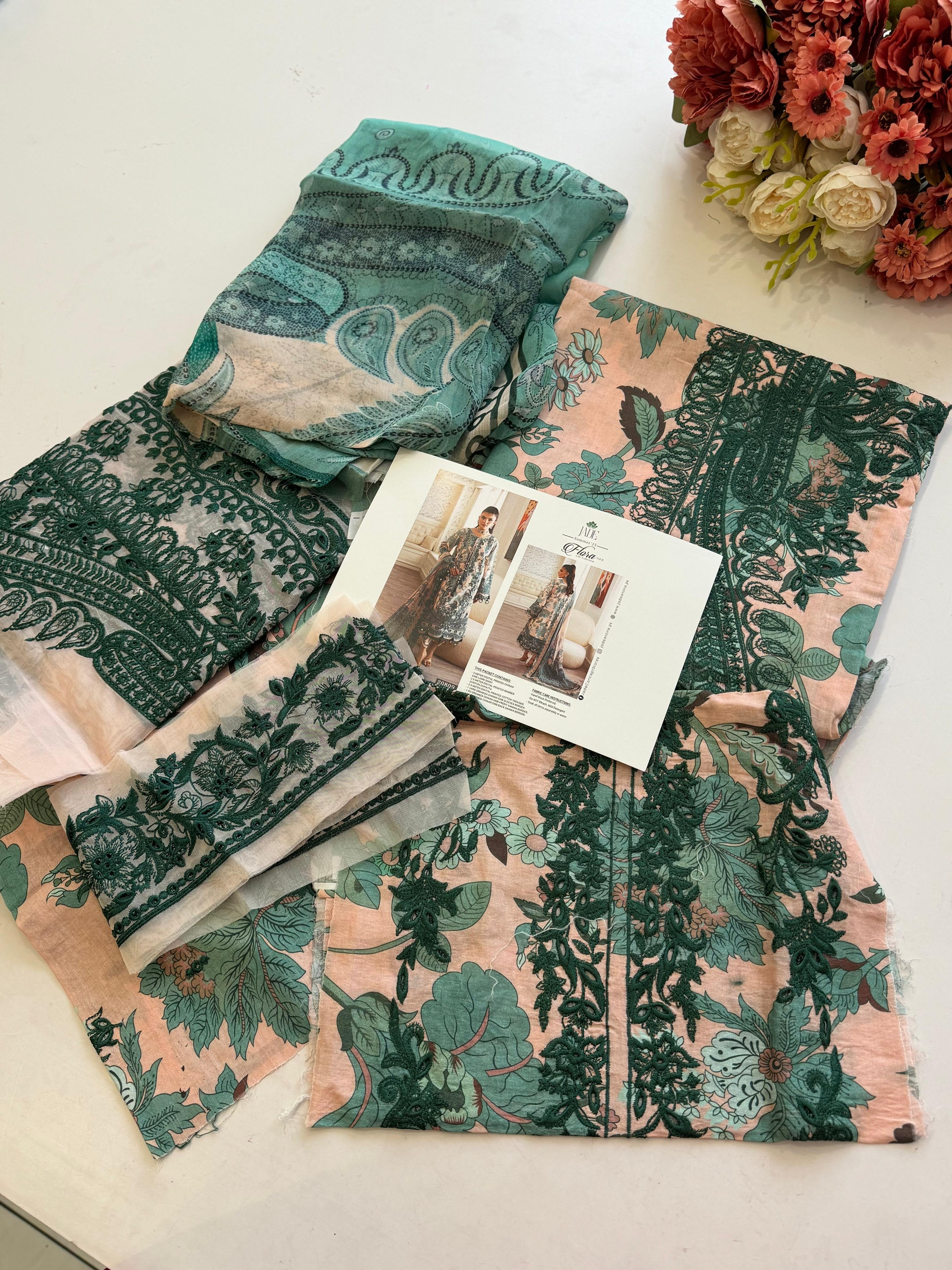 Jade Flora Lawn Original Suit