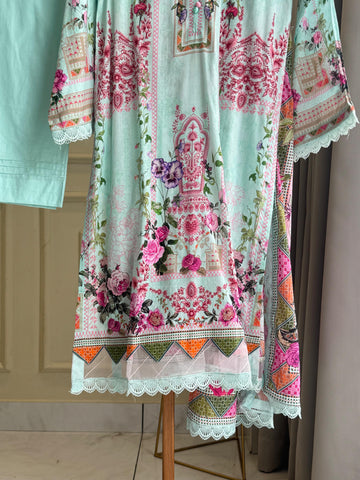 Jade Casual Fit Lawn Suit- 3454