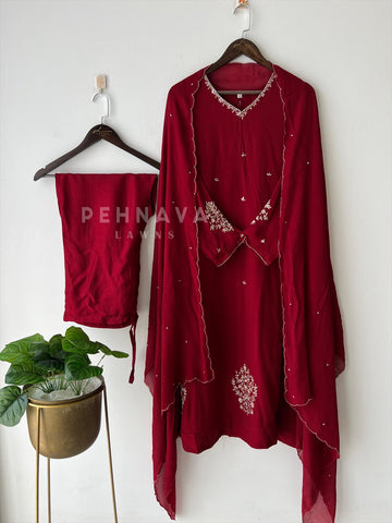 Premium Work Suit-No.4 - Pehnava Lawns