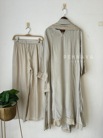 Classic Crepe A-Line Suit set