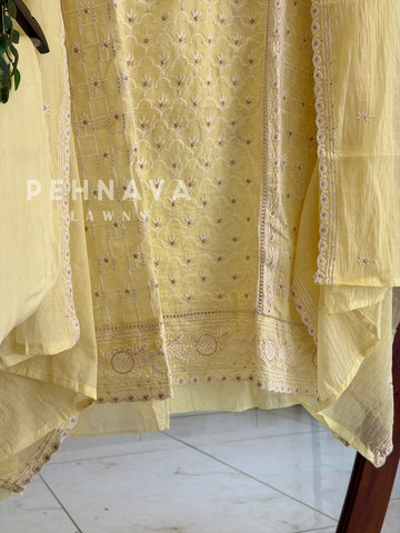 Chandheri Embroidered Unstitched Suit