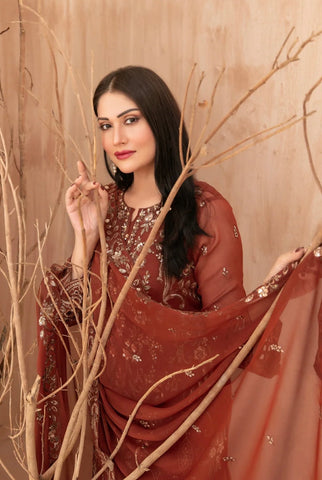 Tawakkal Afsanay Premium Semi Stitched Suit D-4906