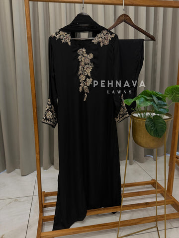 Premium Crepe Embroidered Suit