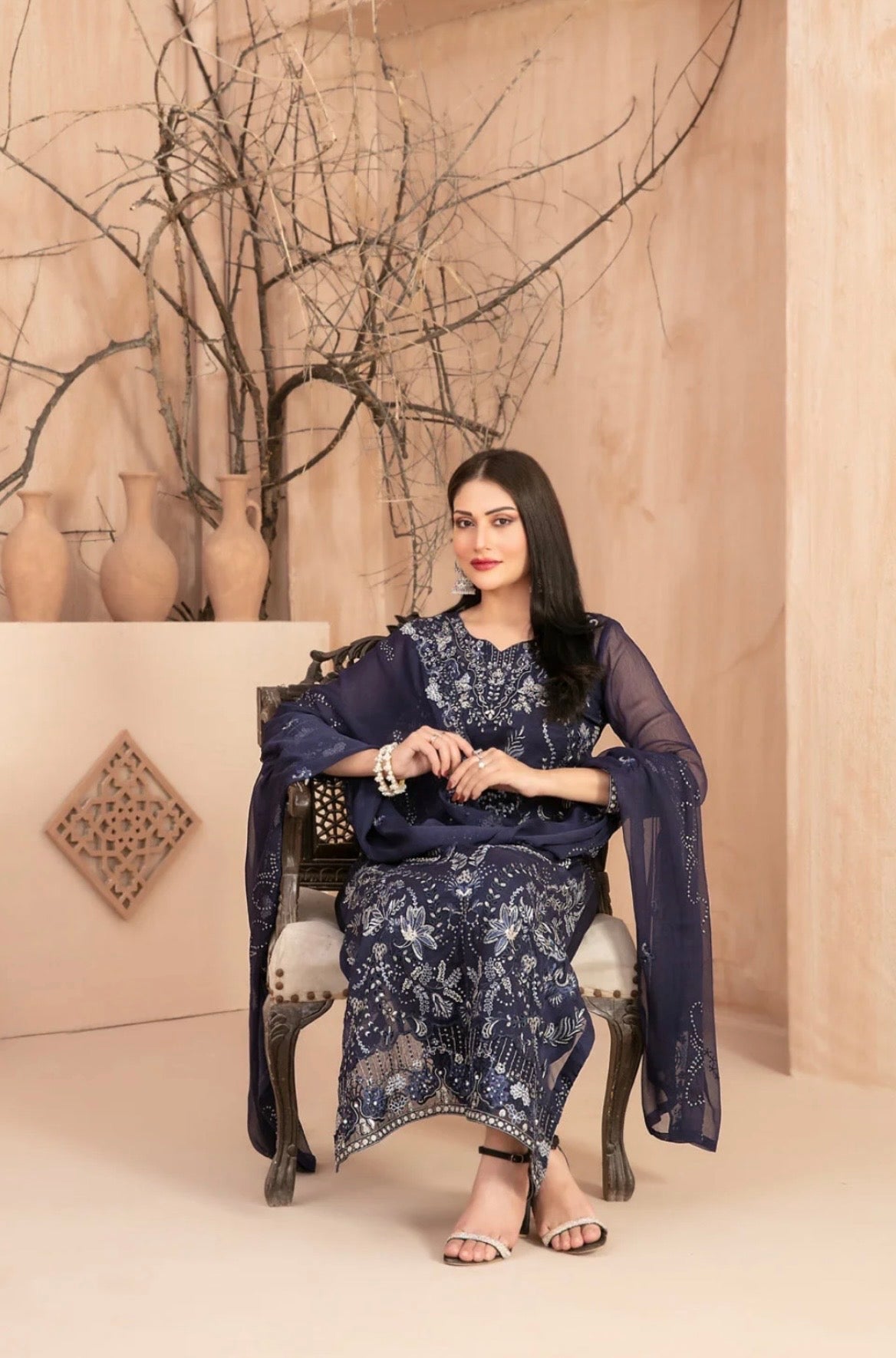 Tawakkal Afsanay Premium Semi Stitched Suit D-4910