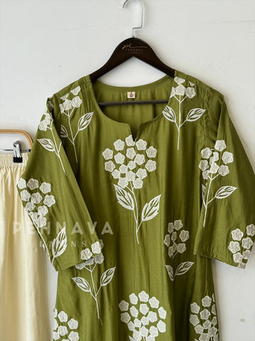 Imported Fabric Floral Suit Set - Pehnava Lawns