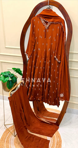 Handworked Anarkali Attire