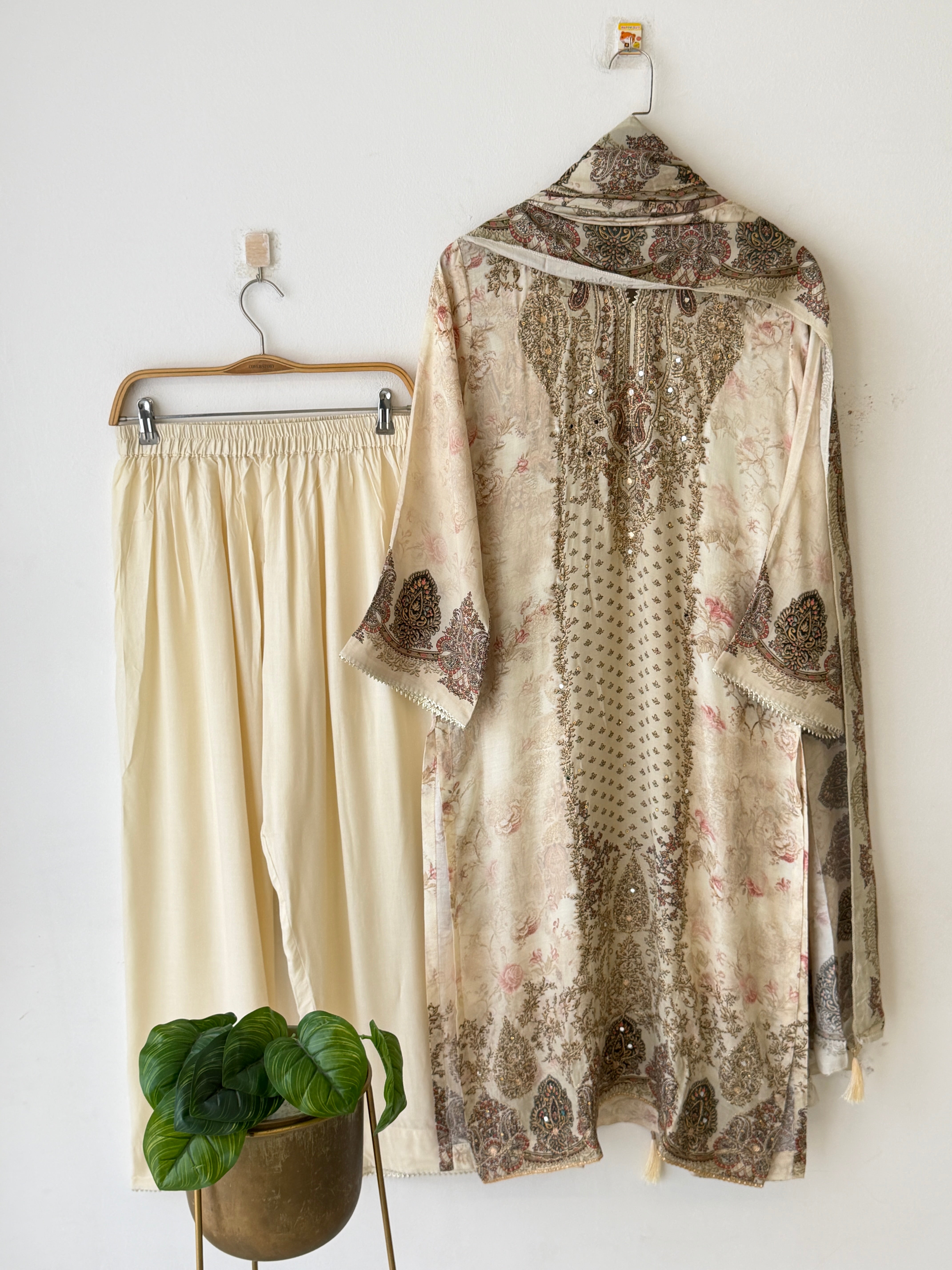 Muslin Unstitched Suit-339-B