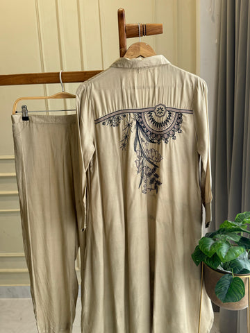 Premium Embroidery 2 Piece Co-od Set