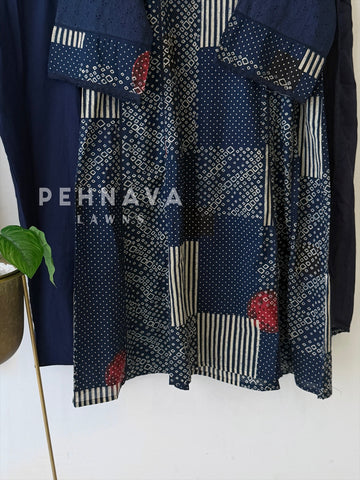 Casual A-Line Three-Piece Set-13104