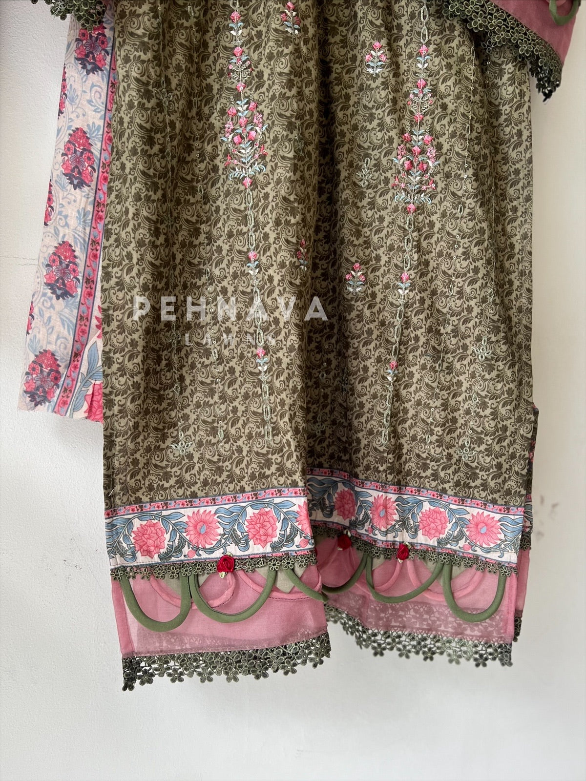 Embroidered Casual Ready To Wear Suit-21007-8