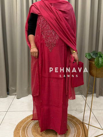 Handworked Unstitched Suit-2291