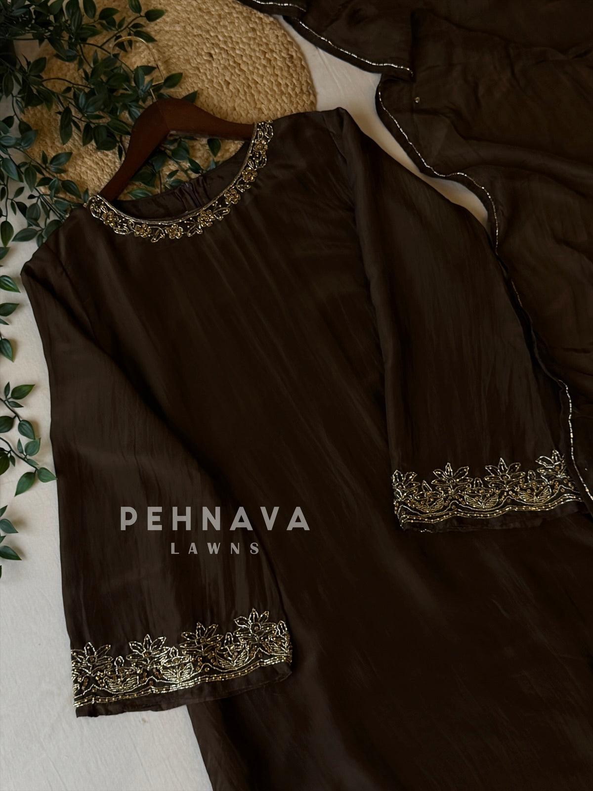 Crepe Handworked Ensemble H-367