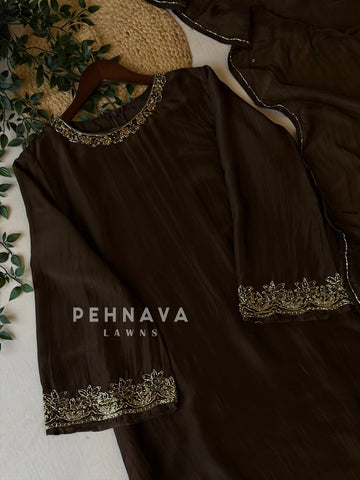 Crepe Handworked Ensemble H-367