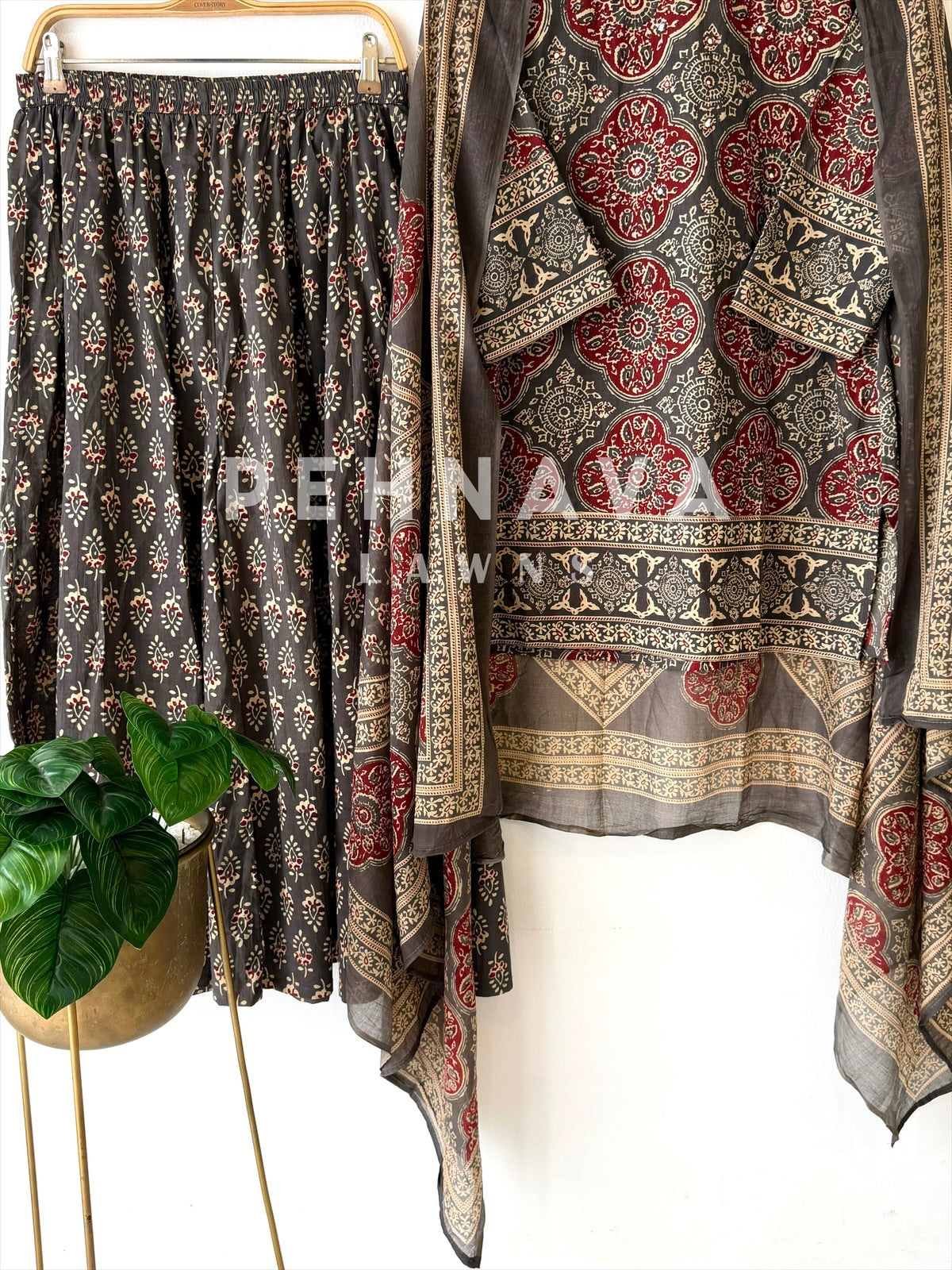 Cotton Printed Suit 313