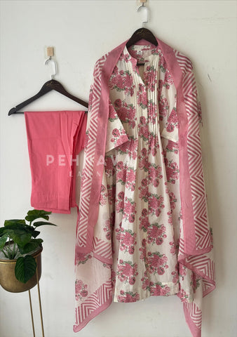 Floral Cotton Suit Set