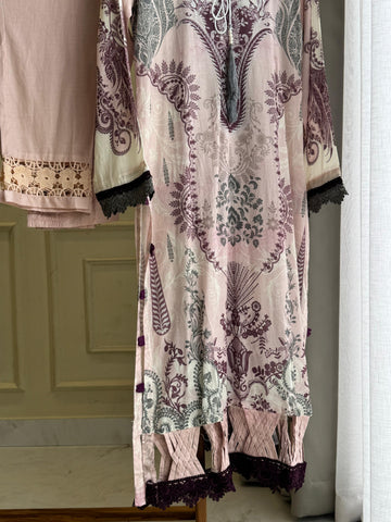 Casual Fit Lawn Suit- 08924