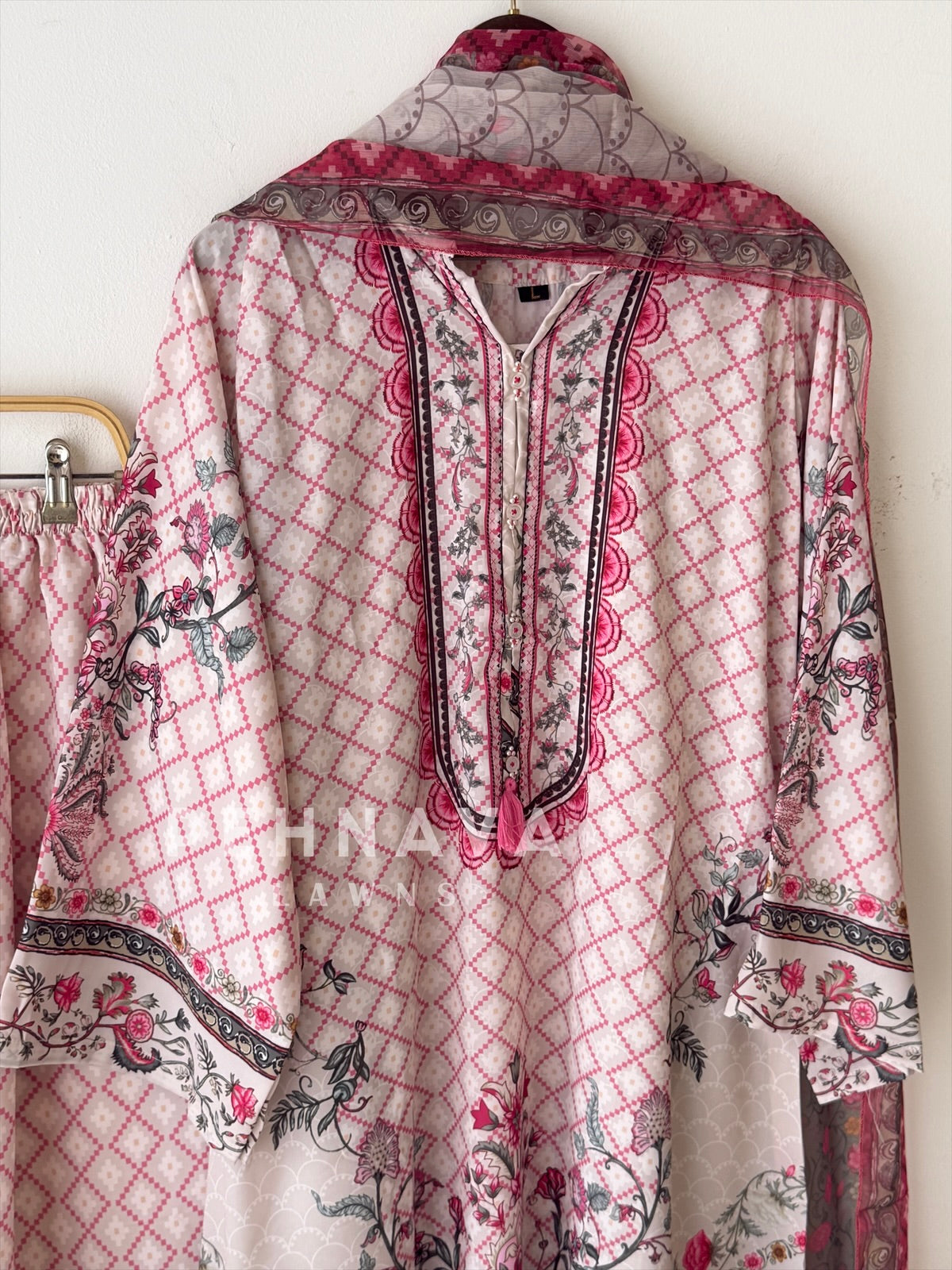 Floral Printed Three Piece Set