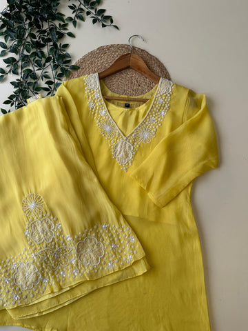 Indo-Western Hand-worked 2pc suit-34789