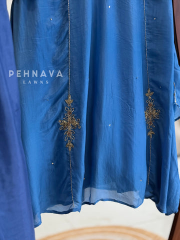 Handworked Panel Suit Set