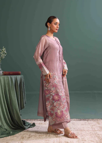 Luxurious Tissue silk Embroidered Suit - Serene