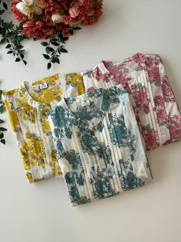 Floral Cotton Suit Set