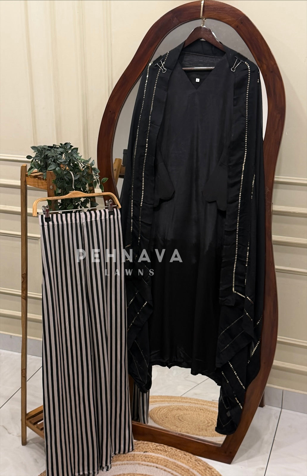 Premium Crepe Three Piece Ensemble 300