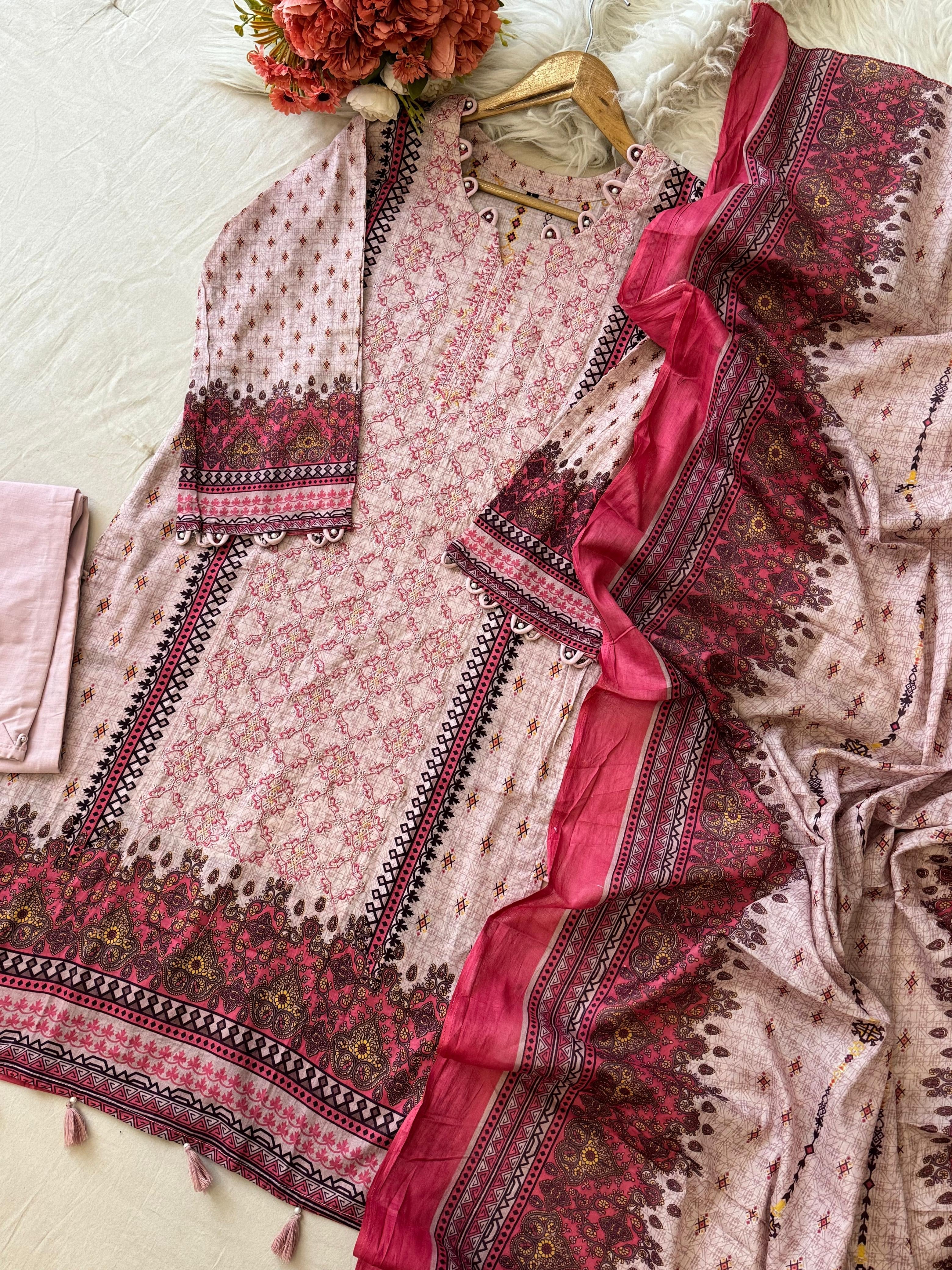 New Ready to Wear Embroidered Suit-1001