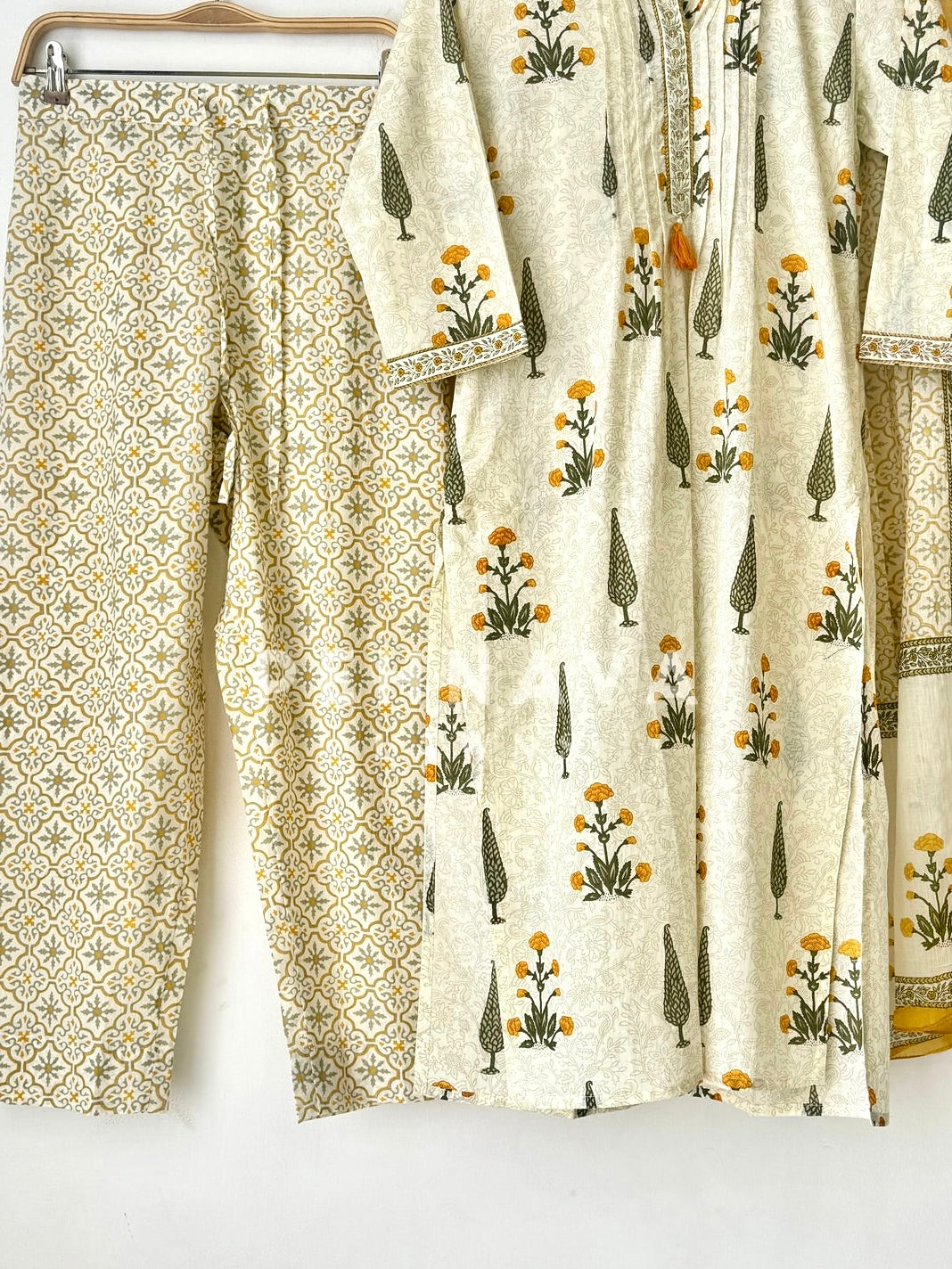 Signature Print Cotton Suit Set 12609