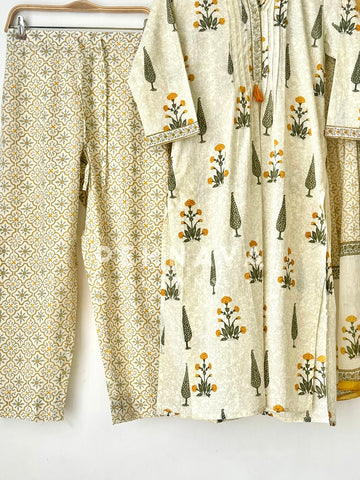 Signature Print Cotton Suit Set 12609
