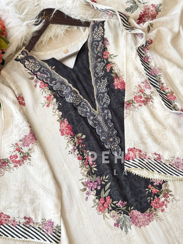 Muslin Unstitched Suit 357