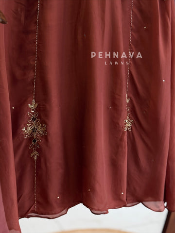 Handworked Panel Suit Set