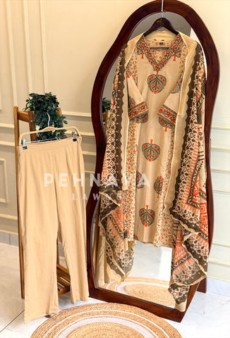 Floral Printed Three-Piece Set