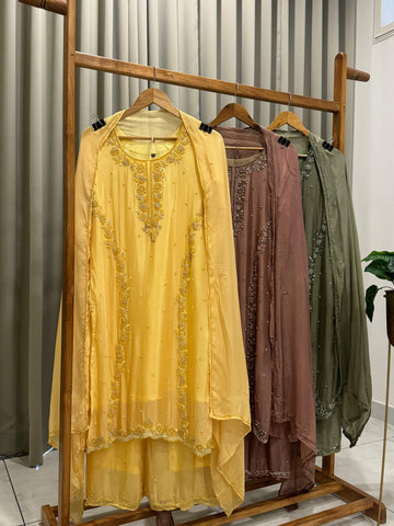 Heavy Handworked Chinnon Suit