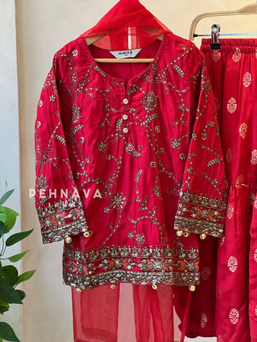 Kids sharara party wear -ready to wear