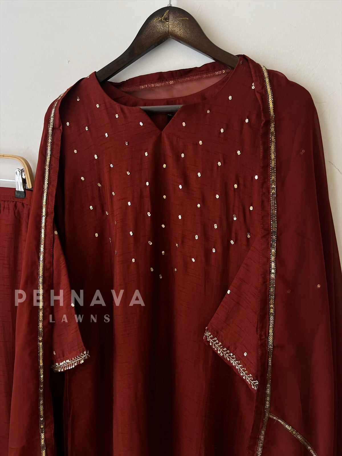 Sequin Embellished Suit