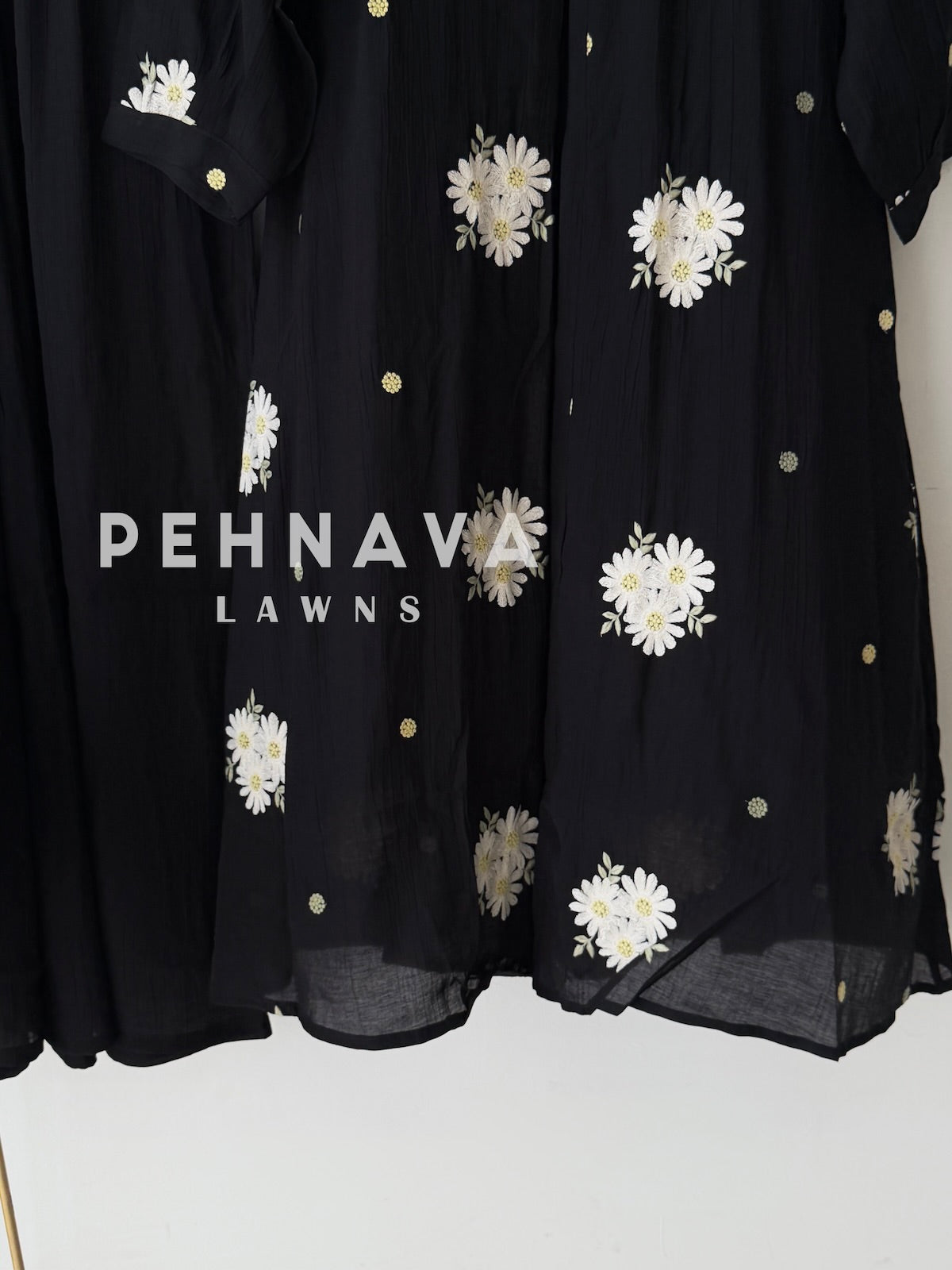 Floral Embroidered Imported Suit-2303