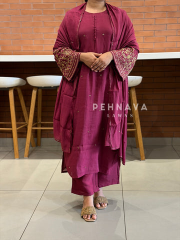 Handworked Three Piece Suit Set H-242