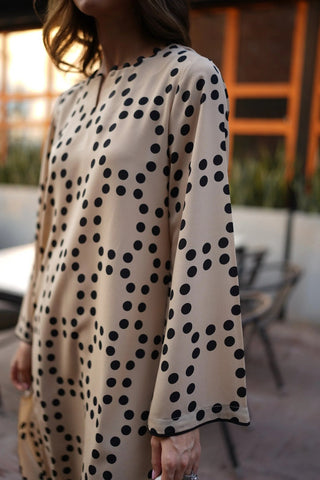 Premium Silk-Cotton Tunic Top-J5995