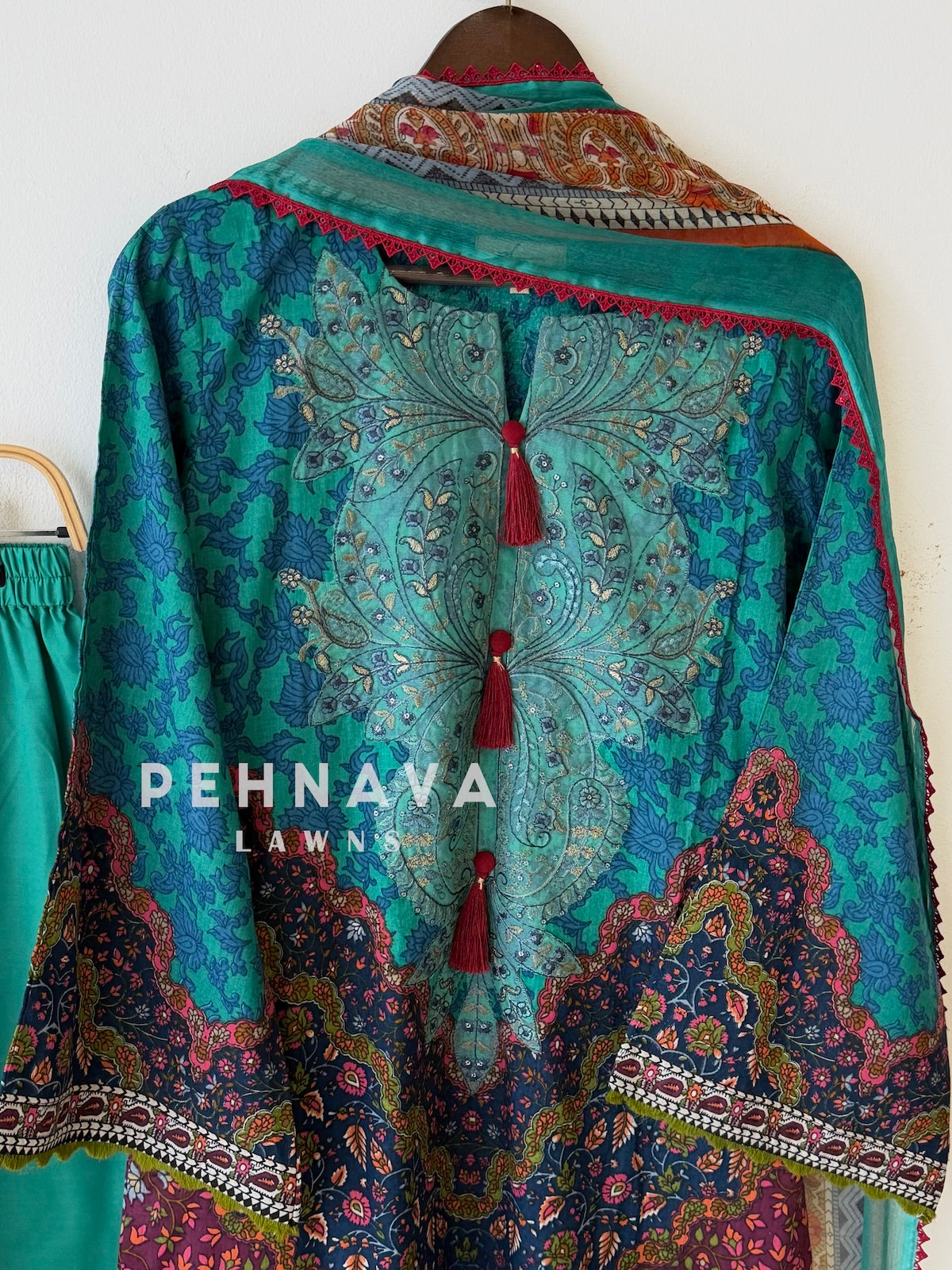 Signature Embroidered Unstitched Suit 1429