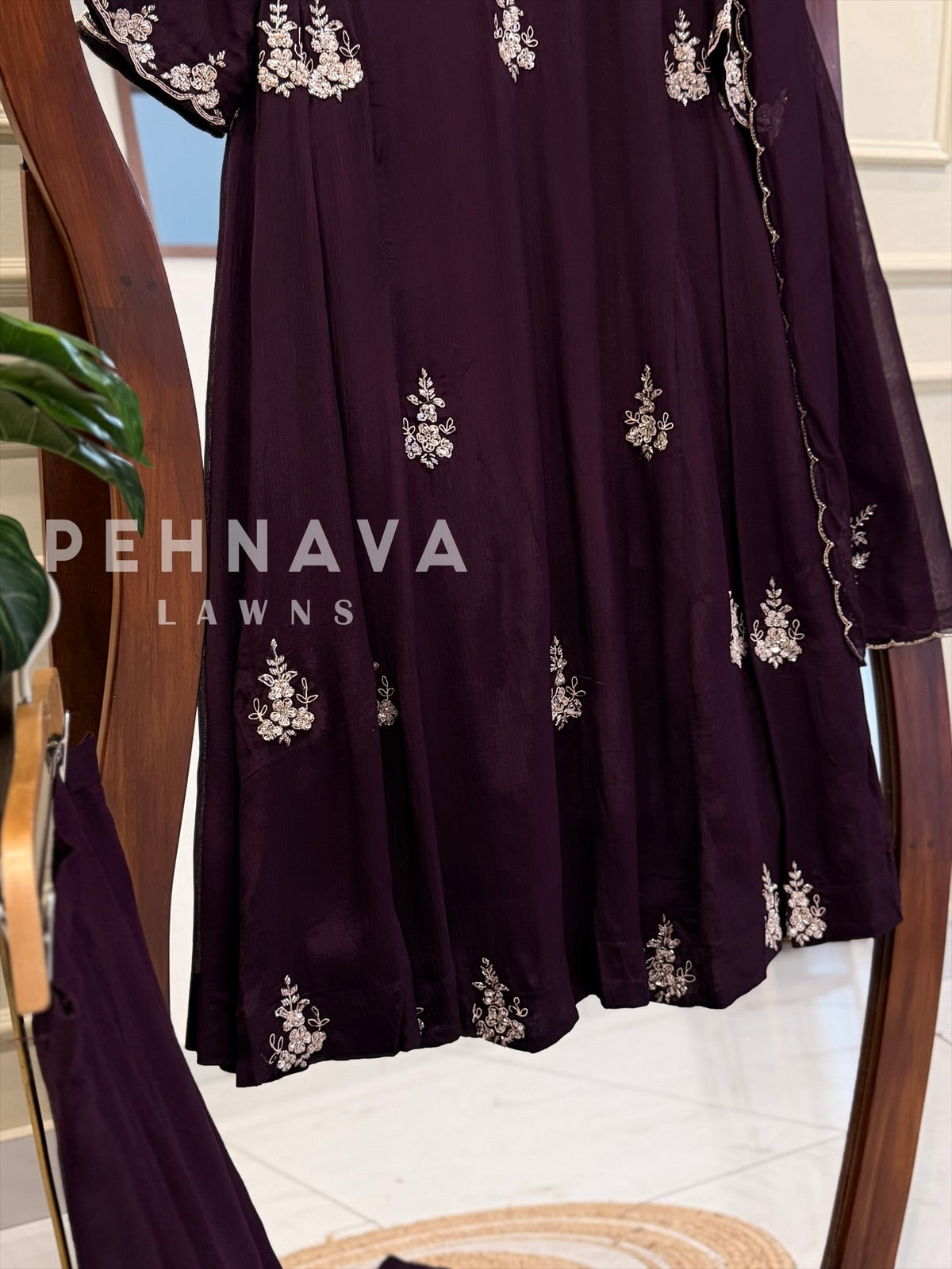 Handworked Anarkali Attire