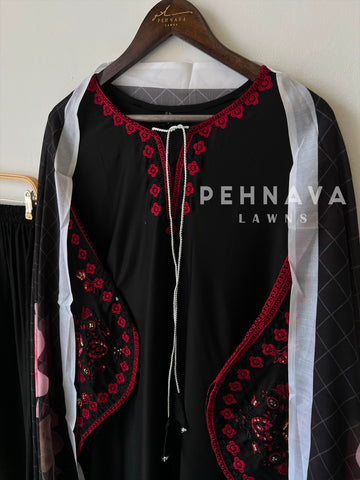 Floral Embroidered Farshi Salwar-17098