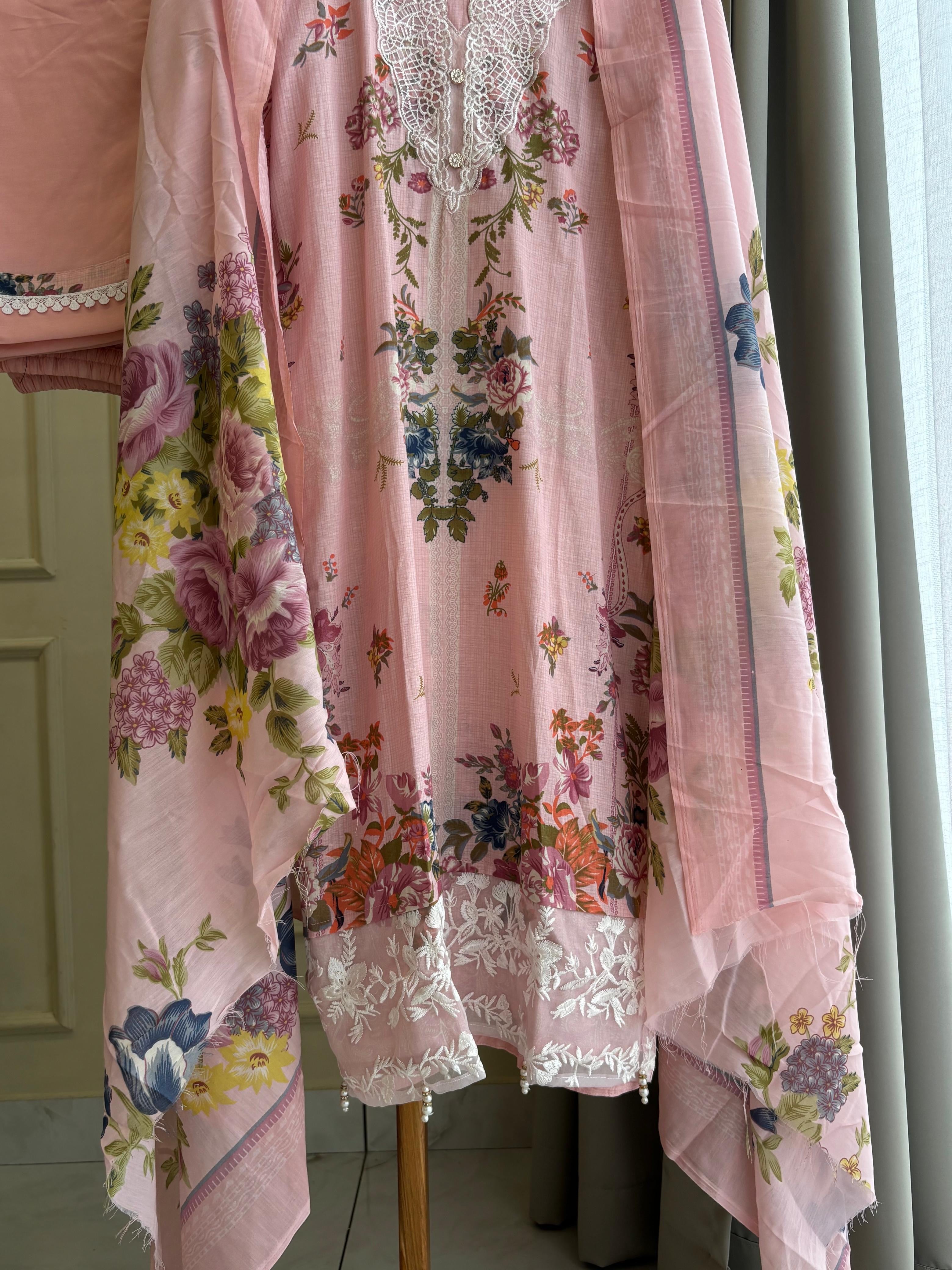 Pink Printed Pakistani Salwar
