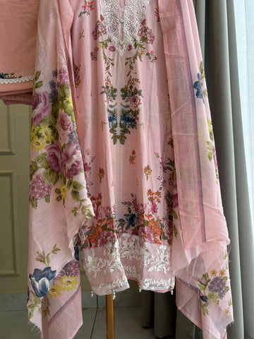 Pink Printed Pakistani Salwar