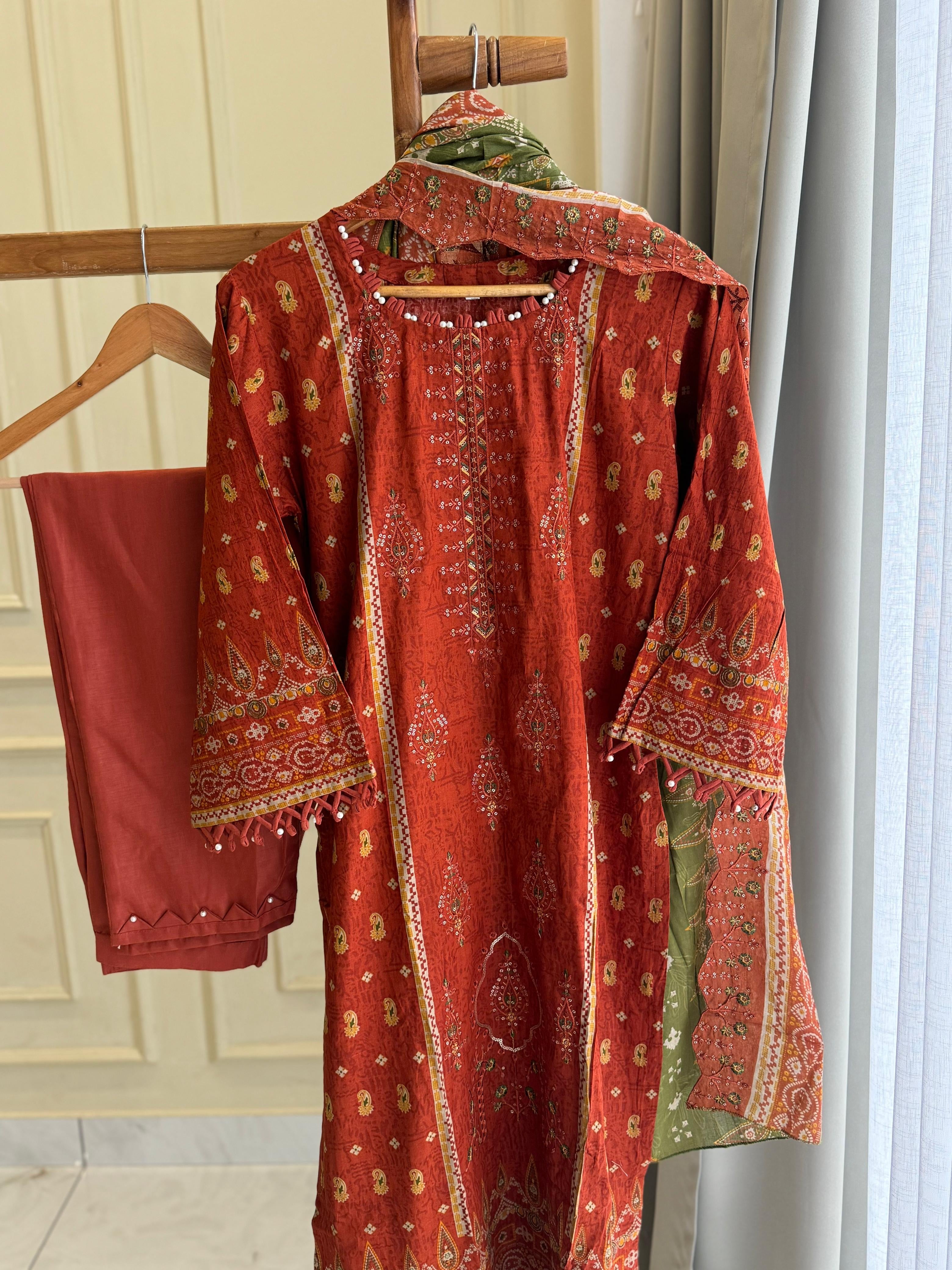 Casual Fit Cotton Suit-1