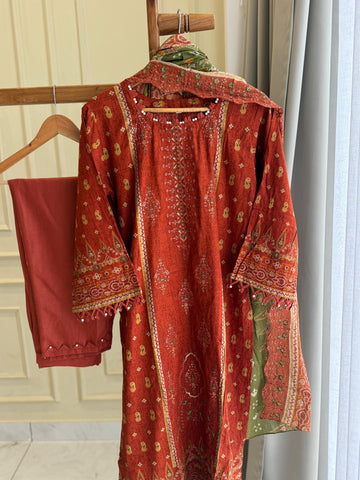 Casual Fit Cotton Suit-1