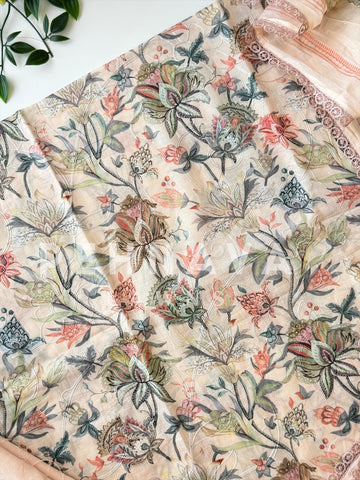 Soft Cotta Printed Unstitched Suit-4185 - Pehnava Lawns