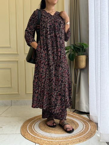 Ajrak Printed Two Piece Co-ord Set-6
